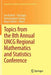 Topics from the 8th Annual Uncg Regional Mathematics and Statistics Conference by Jan Rychtář