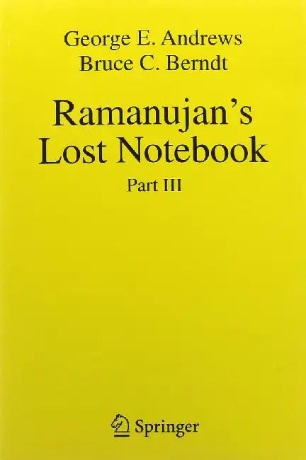 Ramanujan's Lost Notebook, Part-III by Andrews