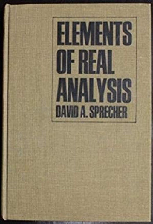 Basic Elements of Real Analysis  by Protter M. H.