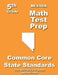 Nevada 5th Grade Math Test Prep: Common Core Learning Standards by Teachers' Treasures