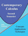 Contemporary Calculus Second Semester by Dale Hoffman