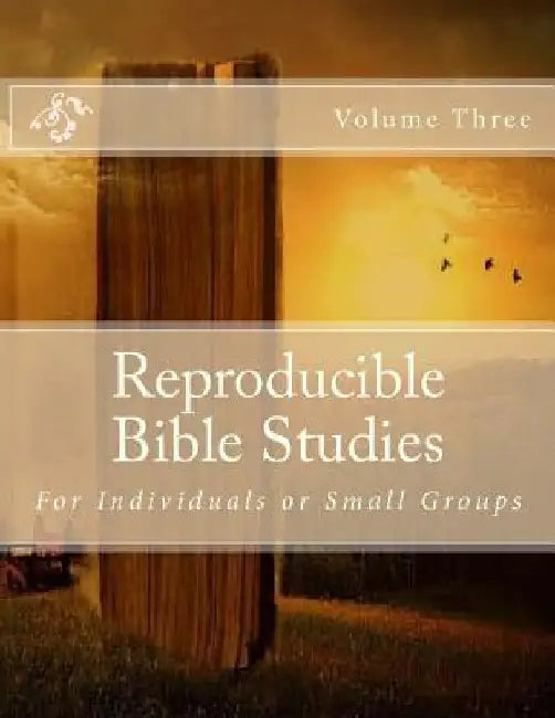 Reproducible Bible Studies: Volume Three by Jeff Canfield D. Min