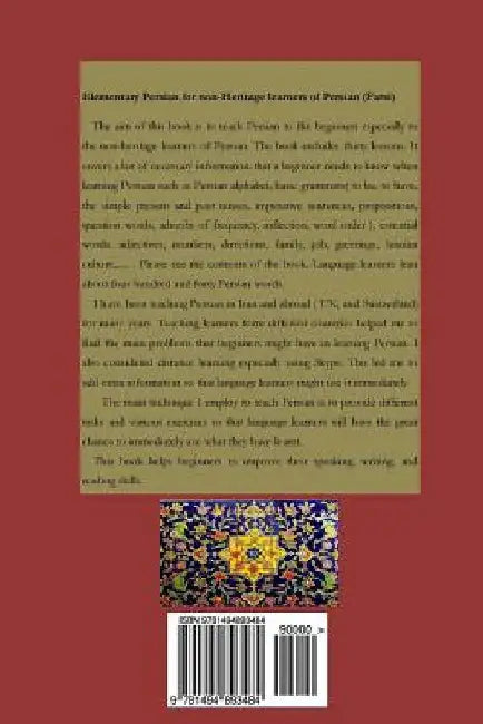 Elementary Persian for non-Heritage learners of Persian (Farsi): Teaching Persian to non-Persian Speakers(3) by Purmohammad, Mehdi