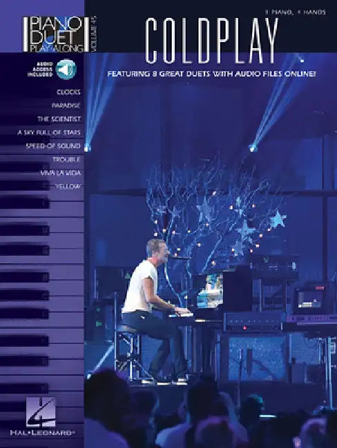 Coldplay - Piano Duet Play-Along Vol. 45 (Book/Online Audio) by Coldplay