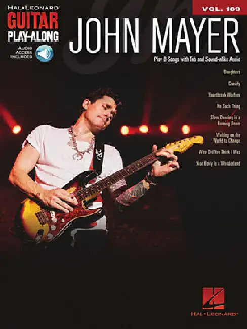 John Mayer Guitar Play-Along Volume 189 Book/Online Audio by John Mayer
