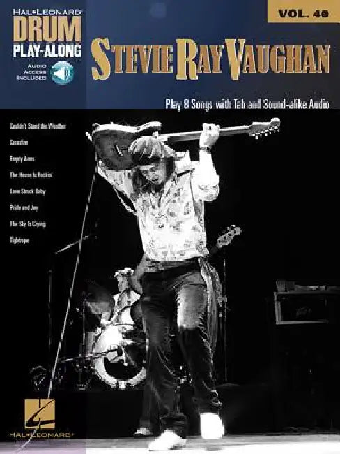 Stevie Ray Vaughan: Drum Play-Along Volume 40 by Stevie Ray Vaughan
