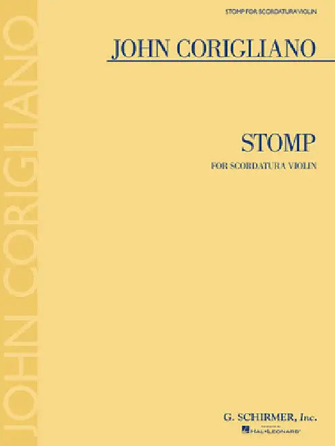 Stomp: For Scordatura Violin by John Corigliano