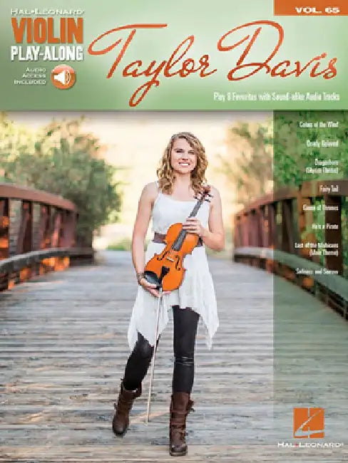 Taylor Davis: Violin Play-Along Volume 65 [With Access Code] by Taylor Davis