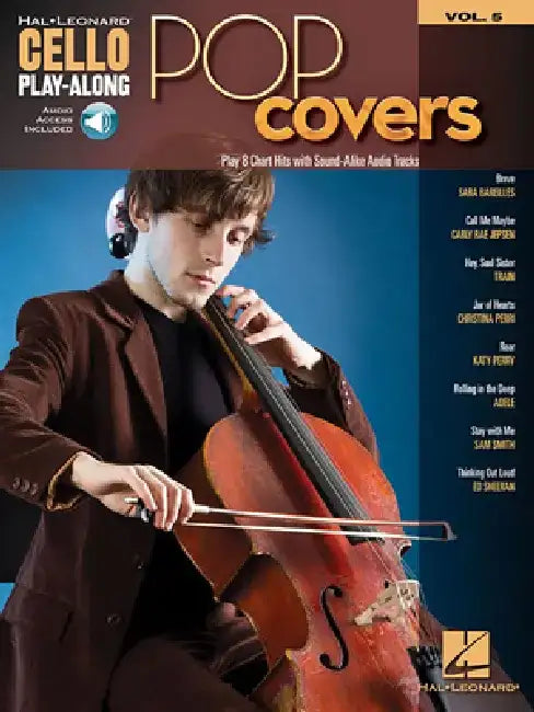 Pop Covers: Cello Play-Along Volume 5 by Hal Leonard Corp
