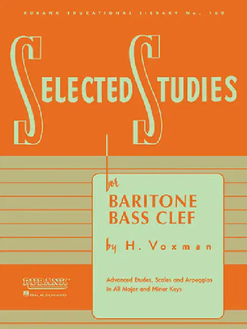 Selected Studies: For Baritone B.C. by H. Voxman