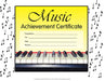 Music Achievement Certificate by Not Available