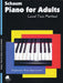 Piano for Adults: Level Two Method by Wesley Schaum