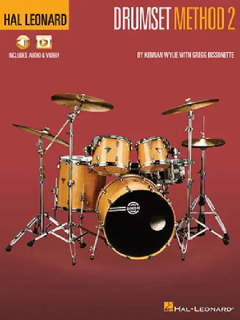 Hal Leonard Drumset Method - Book 2 Book/Online Audio by Kennan Wylie