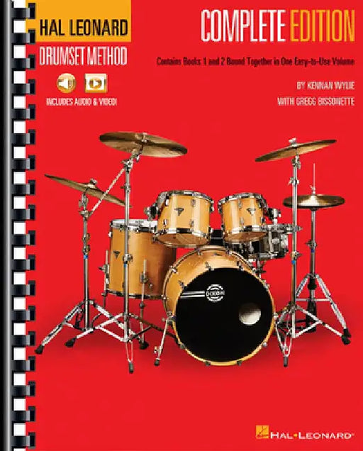 Hal Leonard Drumset Method - Complete Edition (Book/Online Audio) by Kennan Wylie