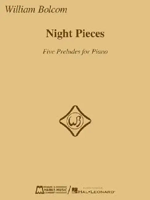 Night Pieces: Five Preludes for Piano by William Bolcom