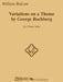 Variations on a Theme by George Rochberg: For Piano Solo by William Bolcom