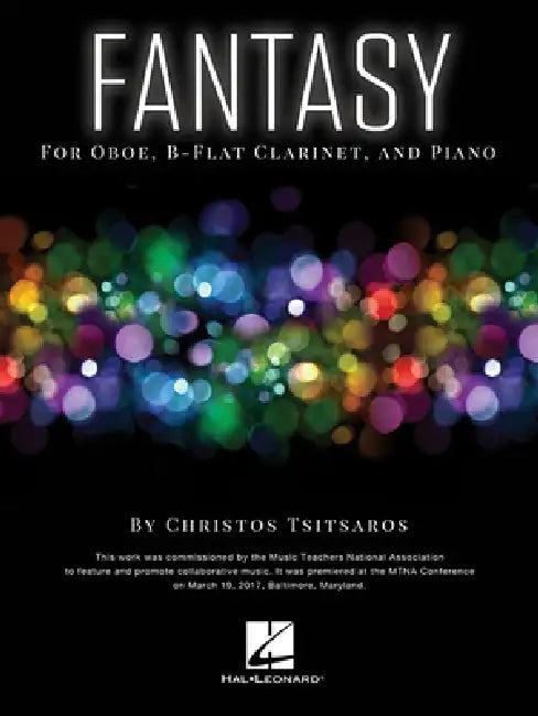 Fantasy: For Oboe, B-Flat, Clarinet and Piano by Christos Tsitsaros