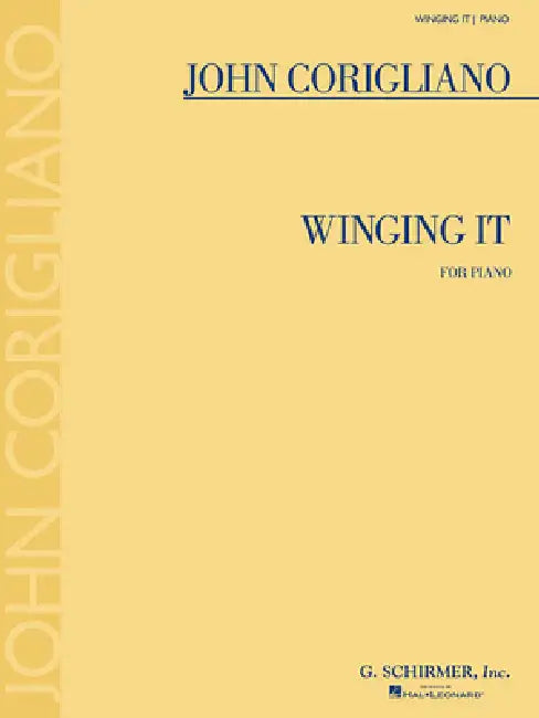 Winging It: For Piano by John Corigliano