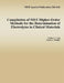 Compilation of NIST Higher-Order Methods for the Determination of Electrolytes in Clinical Materials by Karen E. Murphy