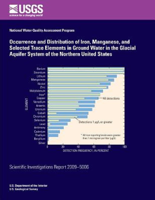 Occurrence and Distribution of Iron, Manganese, and Selected Trace Elements in Ground Water in the Glacial Aquifer System of the Northern United State by U. S. Department of the Interior