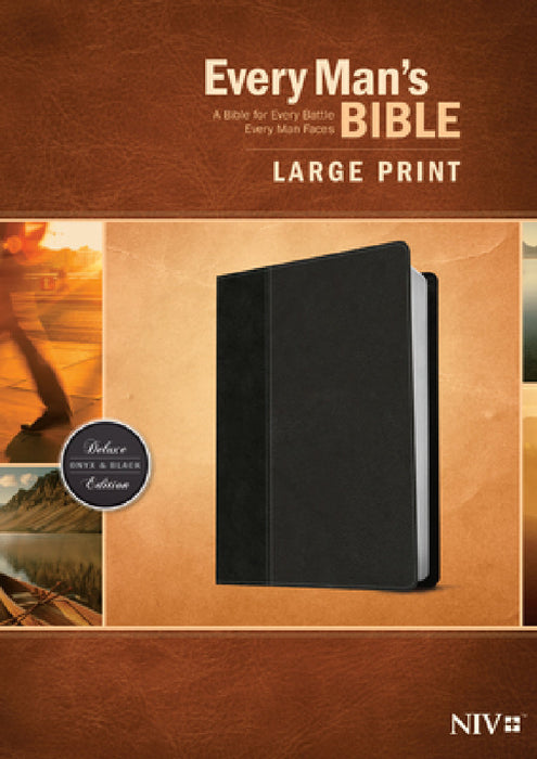 Every Man's Bible-NIV-Large Print by Tyndale, Stephen Arterburn, Dean Merrill