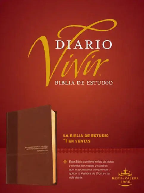 Biblia de Estudio del Diario Vivir Rvr60, Duotono by Tyndale