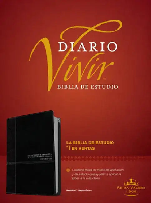 Biblia de Estudio del Diario Vivir Rvr60, Duotono by Tyndale