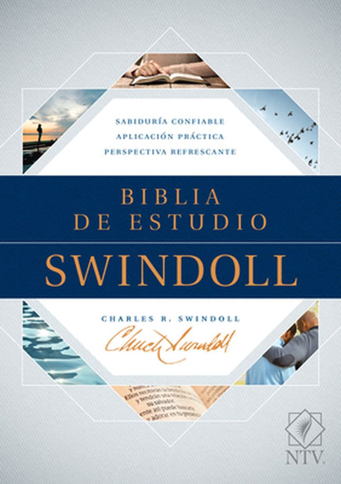 Biblia de Estudio Swindoll Ntv (Tapa Dura, Azul) by Tyndale