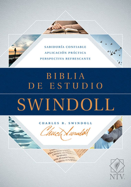 Biblia de Estudio Swindoll Ntv (Tapa Dura, Azul) by Tyndale