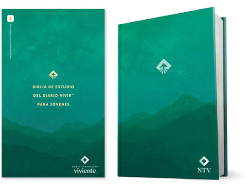 Biblia de Estudio del Diario Vivir Para Jóvenes Ntv (Tapa Dura, Verde, Letra Roja, Habilitada Para Filament) by Tyndale