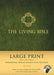 The Living Bible Large Print Red Letter Edition by Tyndale