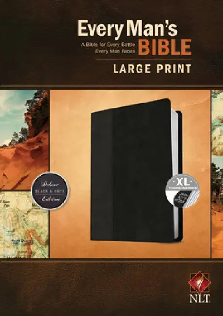 Every Man's Bible NLT, Large Print, Tutone by Stephen Arterburn