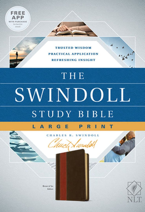 The Swindoll Study Bible NLT, Large Print by Charles R. Swindoll