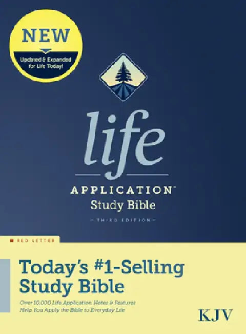 KJV Life Application Study Bible, Third Edition (Red Letter, Hardcover) by Tyndale