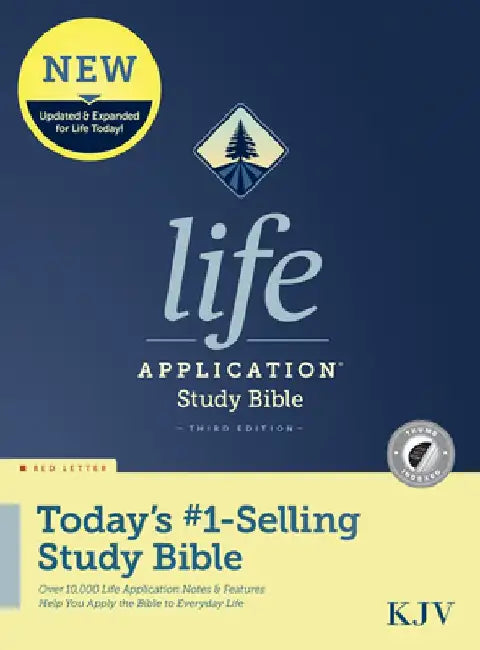 KJV Life Application Study Bible, Third Edition (Hardcover, Indexed, Red Letter) by Tyndale