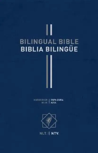 Bilingual Bible / Biblia Bilingüe Nlt/Ntv (Hardcover, Blue) by Tyndale