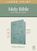 NLT Large Print Thinline Reference Bible, Filament Enabled Edition (Red Letter, Leatherlike, Floral/Teal) by Tyndale