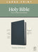 NLT Large Print Thinline Reference Bible, Filament Enabled Edition (Red Letter, Genuine Leather, Blue) by New Living Translation, Tyndale