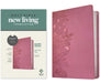 NLT Personal Size Giant Print Bible, Filament Enabled Edition (Red Letter, Leatherlike, Peony Pink) by Tyndale