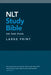 NLT Study Bible Large Print (Red Letter Hardcover) by Tyndale