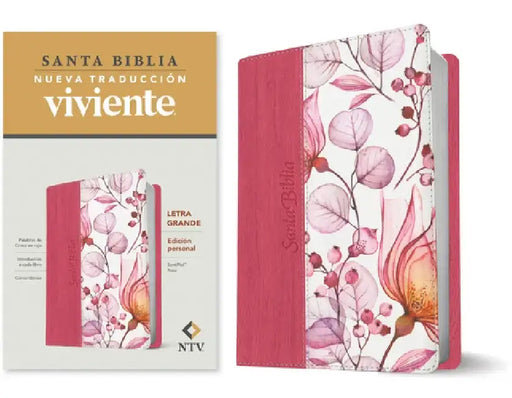 Santa Biblia Ntv, Edición Personal, Letra Grande (Letra Roja, Sentipiel, Rosa) by Tyndale
