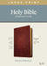 KJV Large Print Thinline Reference Bible, Filament Enabled Edition (Red Letter, Leatherlike, Burgundy) by Tyndale