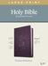 KJV Large Print Thinline Reference Bible, Filament Enabled Edition (Red Letter, Leatherlike, Floral/Purple) by Tyndale