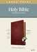 KJV Large Print Thinline Reference Bible, Filament Enabled Edition (Red Letter, Leatherlike, Burgundy, Indexed) by Tyndale