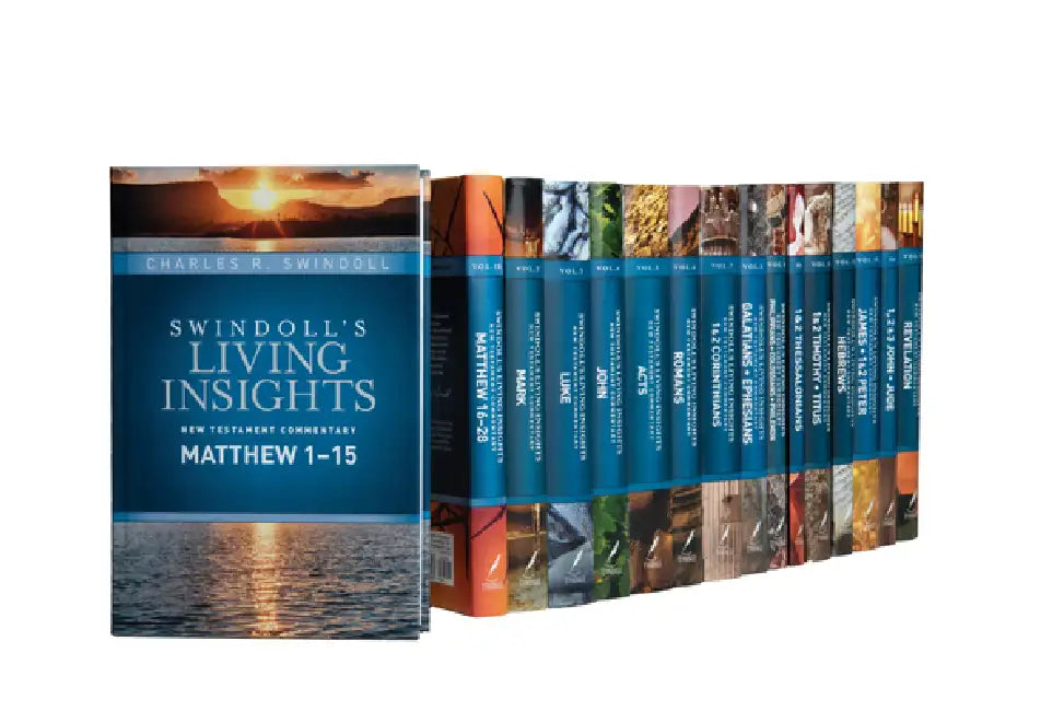 Swindoll's Living Insights New Testament Complete Set by Tyndale, Charles R. Swindoll