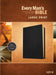 Every Man's Bible Niv, Large Print (Genuine Leather, Black) by Tyndale, Stephen Arterburn, Dean Merrill