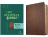 NLT Life Recovery Bible, Second Edition (Leatherlike, Rustic Brown) by Stephen Arterburn