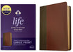 NKJV Life Application Study Bible, Third Edition, Large Print (Red Letter, Leatherlike, Brown/Mahogany) by Tyndale