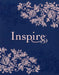 Inspire Bible NLT (Hardcover Leatherlike, Navy): The Bible for Coloring & Creative Journaling by Tyndale