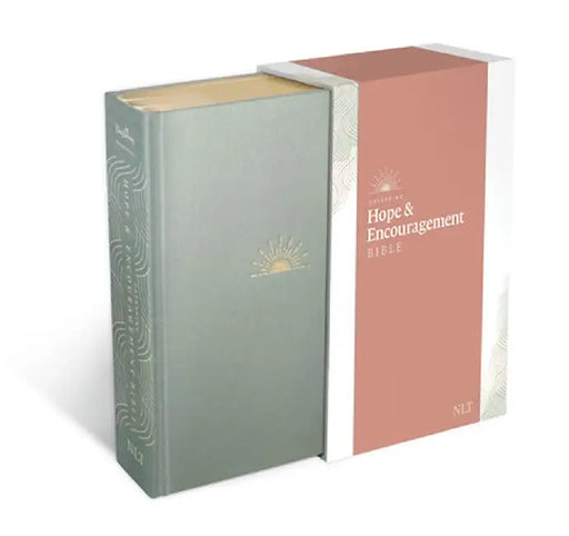 NLT Dayspring Hope & Encouragement Bible (Hardcover Deluxe, Seafoam Green) by Tyndale